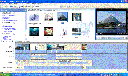 WindowsMovieMakerの作業画面