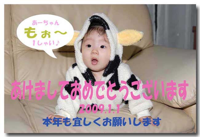 ��������̎ʐ^�ɐ����o���Łu���[�����@�����[1���Ⴂ�v�����܂��Ă��߂łƂ��������܂��@2009�N1��1���@�{�N���X�������肢���܂�