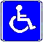 バリアフリーを示す車椅子の画像
